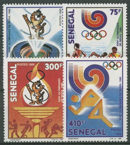 Senegal 1988 Olympische Sommerspiele Seoul Schwimmen 983/86 postfrisch