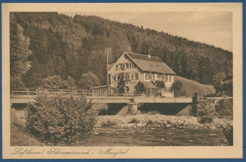 Schönmünzach im Murgtal Gasthof zum Schiff, ungebraucht (AK170)