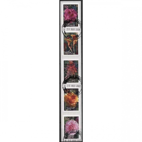 Australien 2003 Blumenzüchtungen 2219/23 gestempelt