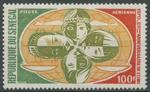 Senegal 1970 25 Jahre Vereinte Nationen UNO 436 postfrisch