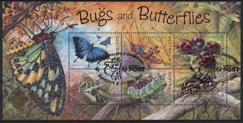 Australien 2003 BANGKOK Insekten Käfer Block 50 I gestempelt (C24152)