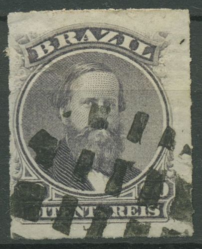 Brasilien 1876 Kaiser Pedro II. 33 gestempelt