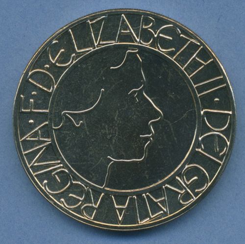 Großbritannien 5 Pounds 2003, Königin Elisabeth II. KM 1038 vz/st (m4720)