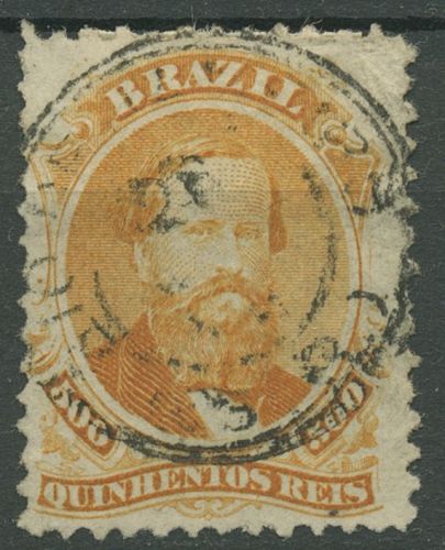 Brasilien 1866 Kaiser Pedro II. 29 gestempelt