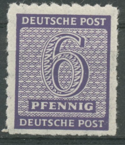 SBZ West-Sachsen 1945 Postmeistertrennung 117 C Xa postfrisch geprüft