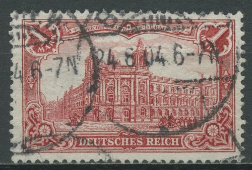 Deutsches Reich 1902 Reichspostamt Berlin ohne WZ, 78 B gestempelt