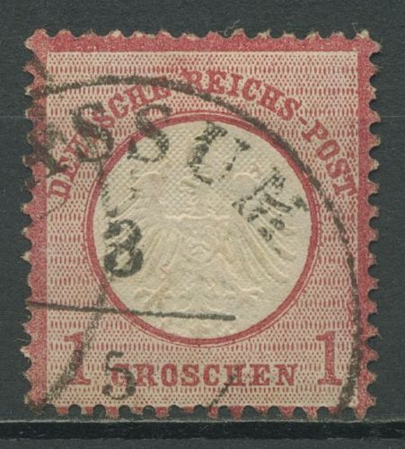 Deutsches Reich 1872 Adler mit kl. Brustschild 4 mit Stempel HANNOVER-K2 BASSUM