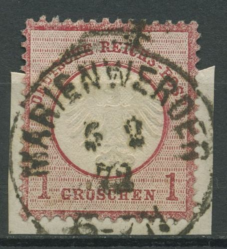 Deutsches Reich 1872 Adler mit kl. Brustschild 4 mit Stempel MARIENWERDER