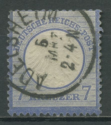 Deutsches Reich 1872 kl. Brustschild 10 mit Baden-Stempel K1 ADELSHEIM