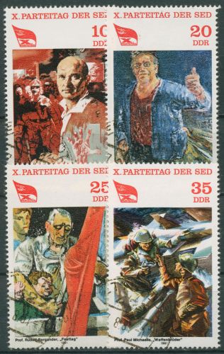 DDR 1981 SED Parteitag 2595/98 gestempelt