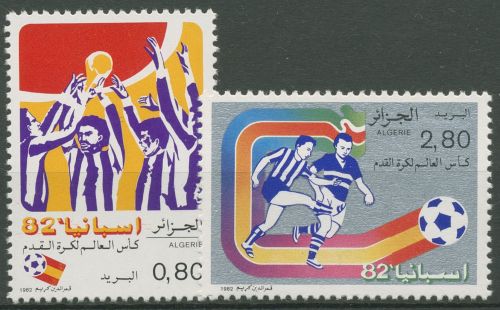 Algerien 1982 Fußball-WM Spanien 792/93 postfrisch