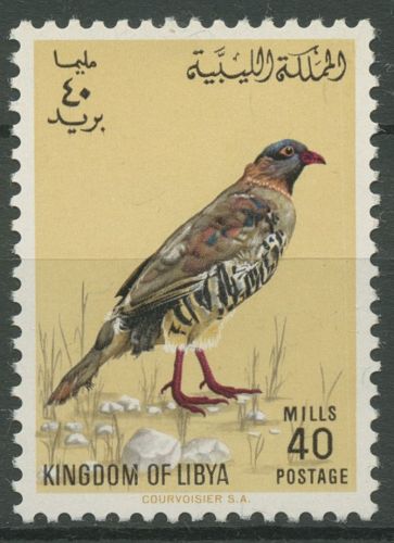 Libyen 1965 Vögel Felsenhuhn 183 postfrisch