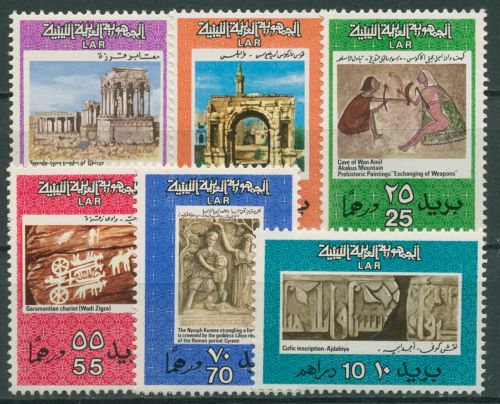 Libyen 1972 Antike Kunst Bauwerke 377/82 postfrisch