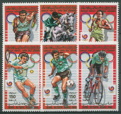 Libyen 1988 Olympia Sommerspiele Seoul 1799/04 A postfrisch