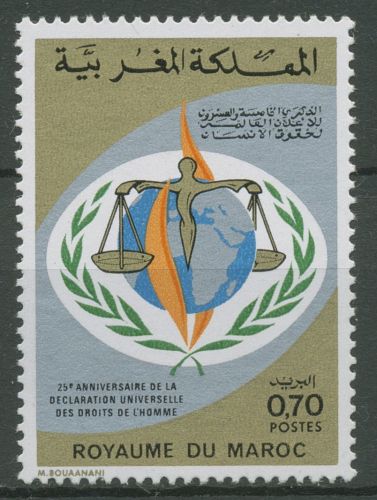 Marokko 1974 Erklärung der Menschenrechte 763 postfrisch