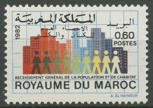 Marokko 1982 Volkszählung 1003 postfrisch
