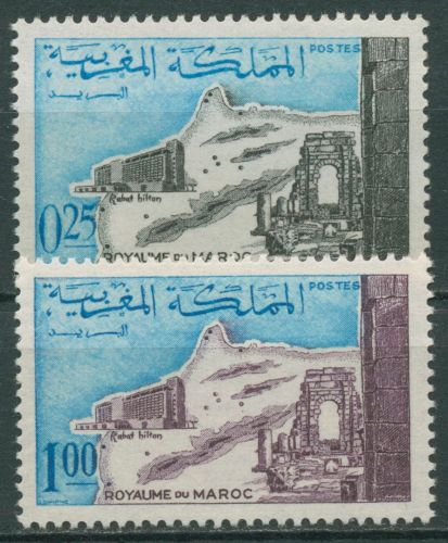 Marokko 1967 Hilton-Hotel Rabat 582/83 postfrisch