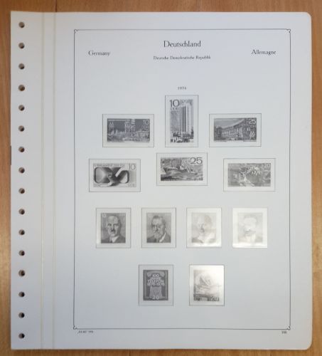 KABE of Vordruckblätter DDR 1976 gebraucht, neuwertig (Z2610)