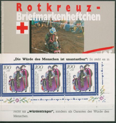 Bund Rotes Kreuz 1994 Trachten Markenheftchen MH 19 (1759) postfrisch (C99895)