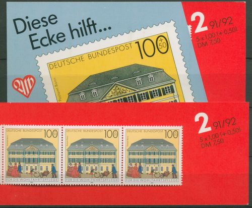 Bund Arbeiterwohlfahrt 1991 Post Markenheftchen 1567 MH 12 postfrisch (C99956)