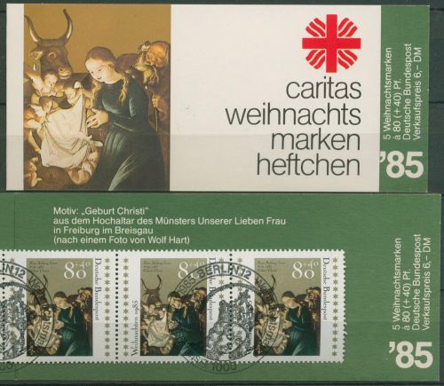 Bund Caritas 1985 Weihnachten Markenheftchen (1267) MH W 3 ESST Berlin (C99989)
