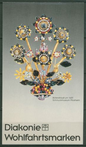 Bund Diakonie 1988 Goldkunst Markenheftchen (1386) MH 4 postfrisch (C60051)