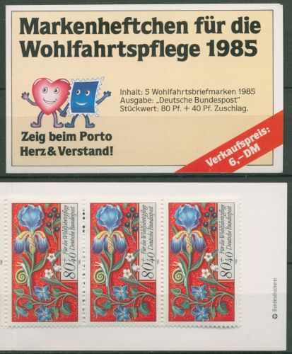 Bund Freie Wohlfahrtspflege 1985 Markenheftchen (1261) MH 3 postfrisch (C60109)