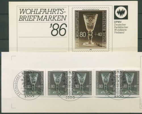 Bund Der Paritätische DPW 1986 Markenheftchen (1298) MH 2 ESST Bonn (C60116)