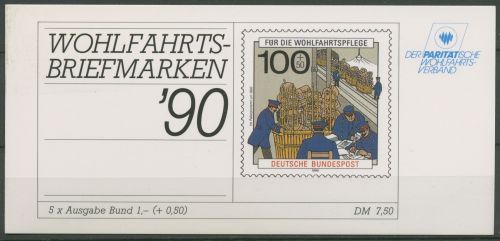 Bund Der Paritätische DPW 1990 Markenheftchen (1476) MH 6 postfrisch (C60121)