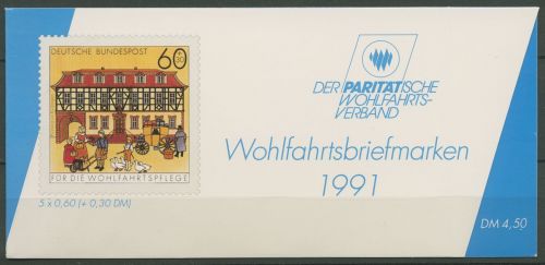 Bund Der Paritätische DPW 1991 Markenheftchen (1564) MH 7 postfrisch (C60122)