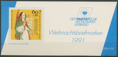 Bund Der Paritätische DPW 1991 Weihnachten (1578) MH W 8 postfrisch (C60138)