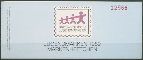 Bund Jugendmarke 1989 Zirkus Markenheftchen (1414) MH 2 postfrisch (C60149)