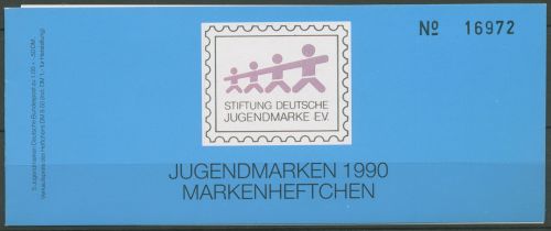 Bund Jugendmarke 1990 Max&Moritz Markenheftchen (1458) MH 4 postfrisch (C60152)