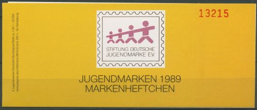 Berlin Jugendmarke 1989 Zirkus Markenheftchen 841 MH postfrisch (C60182)