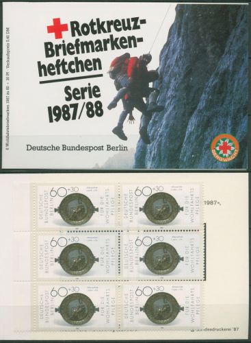 Berlin Rotes Kreuz 1987 Goldkunst Markenheftchen 790 MH postfrisch (C60200)
