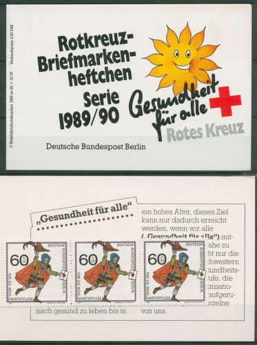 Berlin Rotes Kreuz 1989 Postbote Markenheftchen 852 MH postfrisch (C60204)