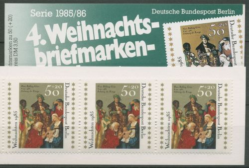 Berlin Rotes Kreuz 1985 Weihnachten Markenheftchen 749 W MH postfrisch (C60212)