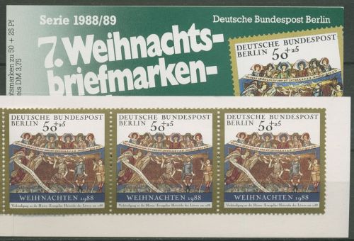 Berlin Rotes Kreuz 1988 Weihnachten Markenheftchen 829 W MH postfrisch (C60216)