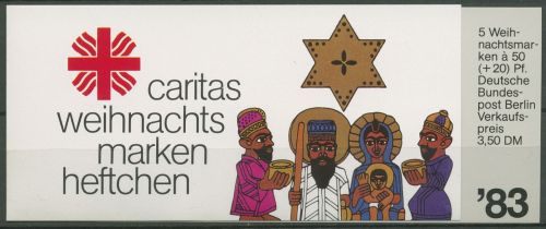 Berlin Caritas 1983 Weihnachten Markenheftchen (707) MH W 1 postfrisch (C60237)