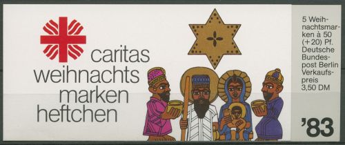 Berlin Caritas 1983 Weihnachten Markenheftchen (707) MH W 1 ESST Berlin (C60238)