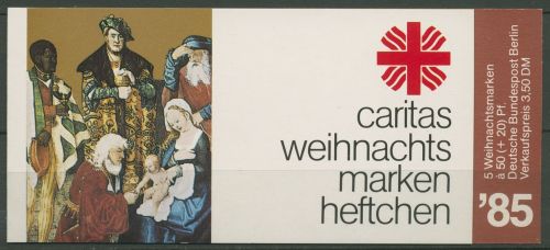 Berlin Caritas 1985 Weihnachten Markenheftchen (749) MH W 3 postfrisch (C60240)