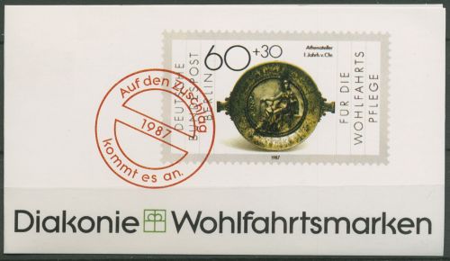 Berlin Diakonie 1987 Goldkunst Markenheftchen (790) MH 3 postfrisch (C60265)