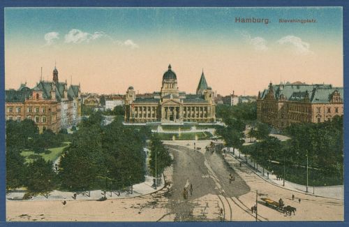 Hamburg Sievekingplatz Justizforum, ungebraucht (AK4374)