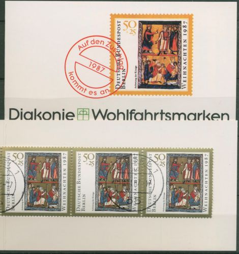 Berlin Diakonie 1987 Weihnachten Markenheftchen (797) MH W 4 gestempelt (C60281)