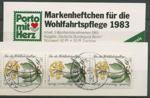 Berlin Freie Wohlfahrtspflege 1983 Markenheftchen (704) MH 1 gestempelt (C60286)