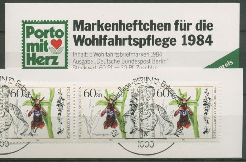 Berlin Freie Wohlfahrtspflege 1984 Markenheftchen (725) MH 2 ESST Berlin(C60288)