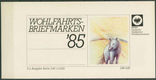 Berlin Der Paritätische DPW 1985 Markenheftchen (745) MH 1 postfrisch (C60294)
