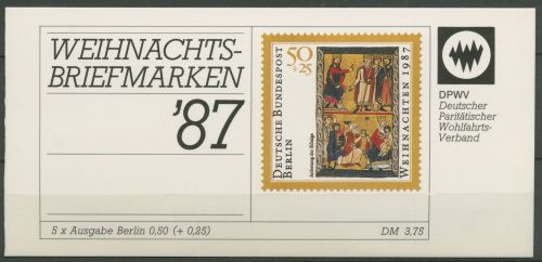 Berlin Der Paritätische DPW 1987 Weihnachten (797) MH W 5 postfrisch (C60305)