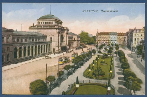 Mannheim Hauptbahnhof, ungebraucht (AK4334)