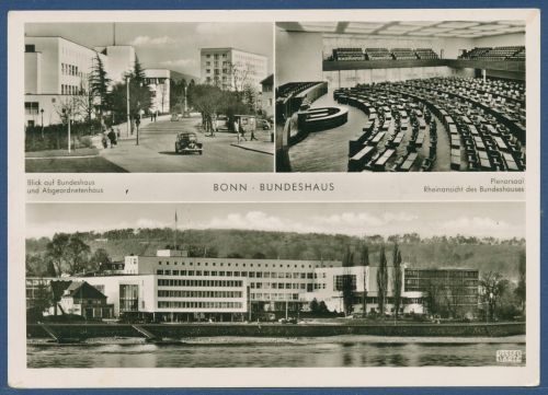 Bonn Bundeshaus Abgeordnetenhaus Plenarsaal, ungebraucht (AK4433)